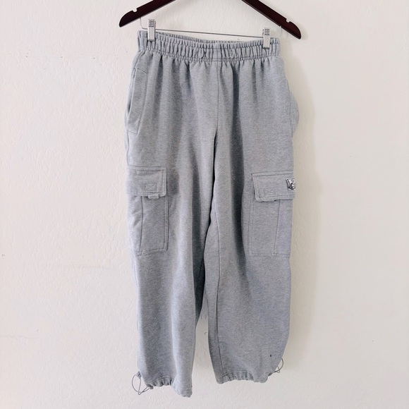 Pro Club Gray Men's Sweatpants Size Small Cargo Pants Heavyweight - Picture 1 of 6